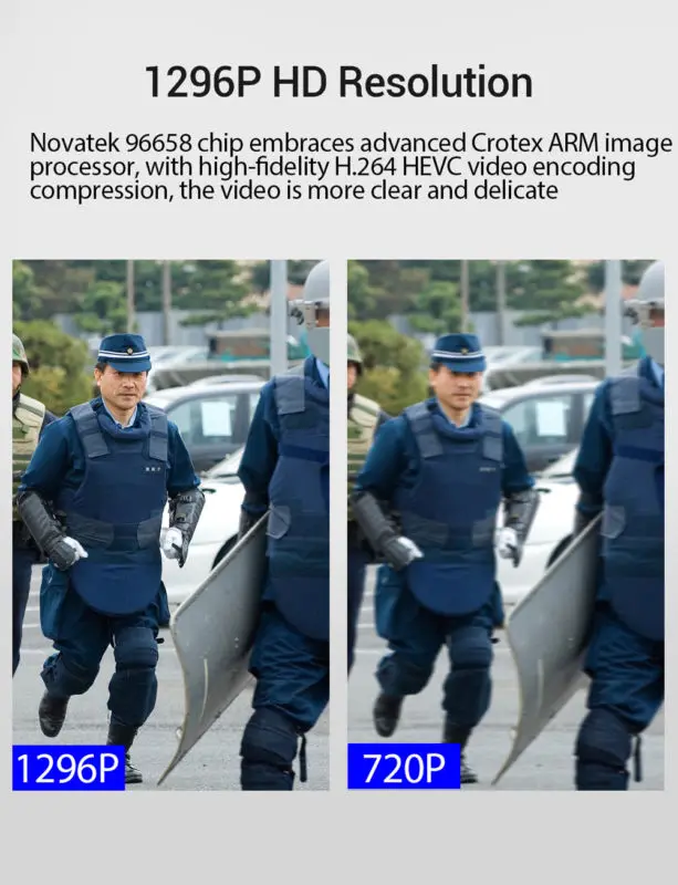 Камера видеонаблюдения BOBLOV PD50 HD 1296P инфракрасная Карманная камера безопасности с