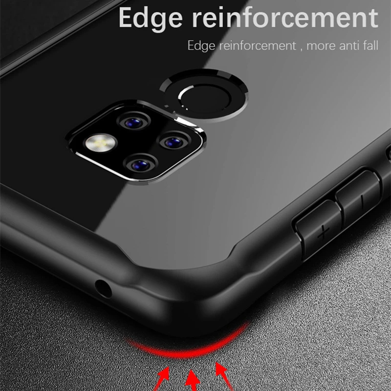 Чехол для Huawei Mate 20 IPAKY Lite силиконовый акриловый Гибридный противоударный