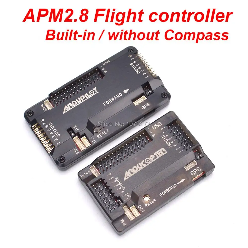 APM2.8 APM 2 8 Контроллер полета мультикоптера 5 6 обновленный встроенный/без компаса с