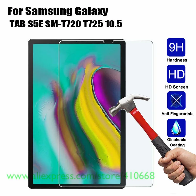 Из 2 предметов HD закаленное Стекло Экран протектор для Samsung Galaxy Tab S5e 10,5 T720 T725 SM-T720 SM-T725 защитный Стекло фильм