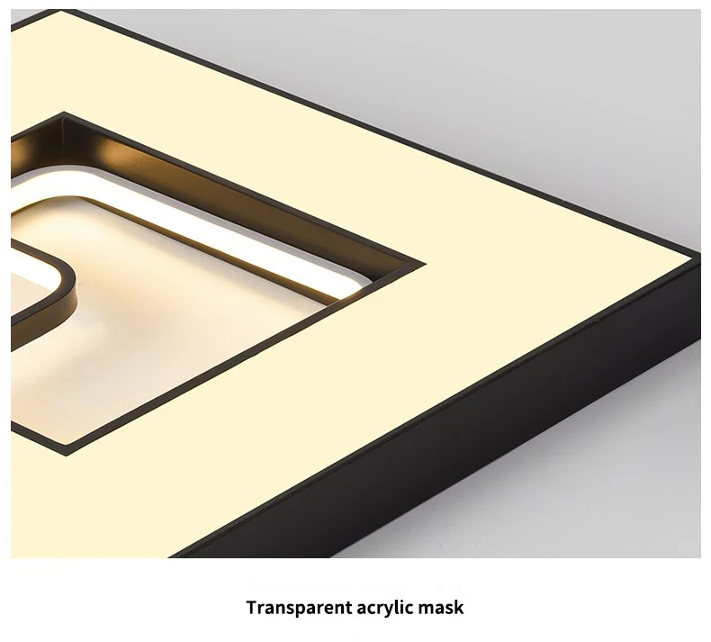 Квадратные/круглые современные светодиодные потолочные Lihgts для Studyroom, спальни, кухни, огни лампады, белые/черные светодиодные потолочные светильники