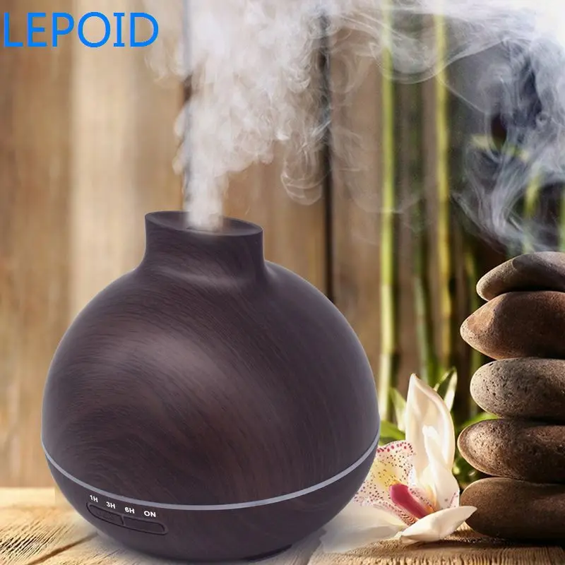 

LEPOID Air Ultrasonic Humidifier LED Light Changing Aromatherapy Diffuser Mist Maker 400ml