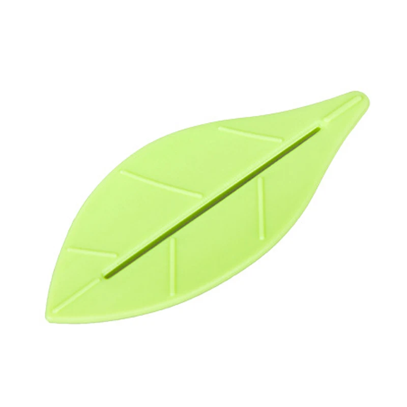 Multifunction Leaf Shape 2Pcs Bathroom Supplies Cosmetics Cleanser Extruder Clamps Home Tube Rolling Holder Toothpaste Squeezer