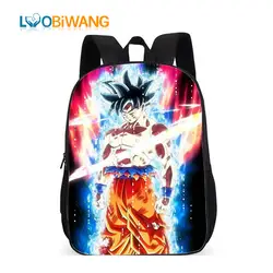 LUOBIWANG аниме DRAGON BALL рюкзак Z/супер Школьный для подростков обувь мальчиков и девочек Saiyan Goku Книга сумка подарок Mochila Escolar