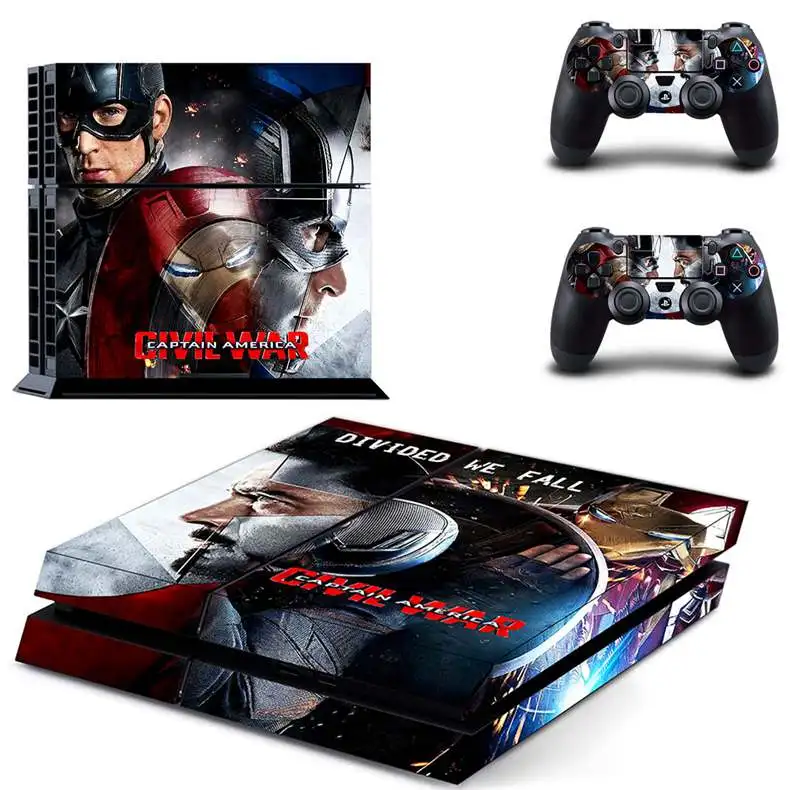 Steven Rogers/Стива Роджерса для Play Station 4 наклейка для ps4 Стикеры для sony наклейка для ps4 наклейки консоли и 2 контроллера ps4 винил
