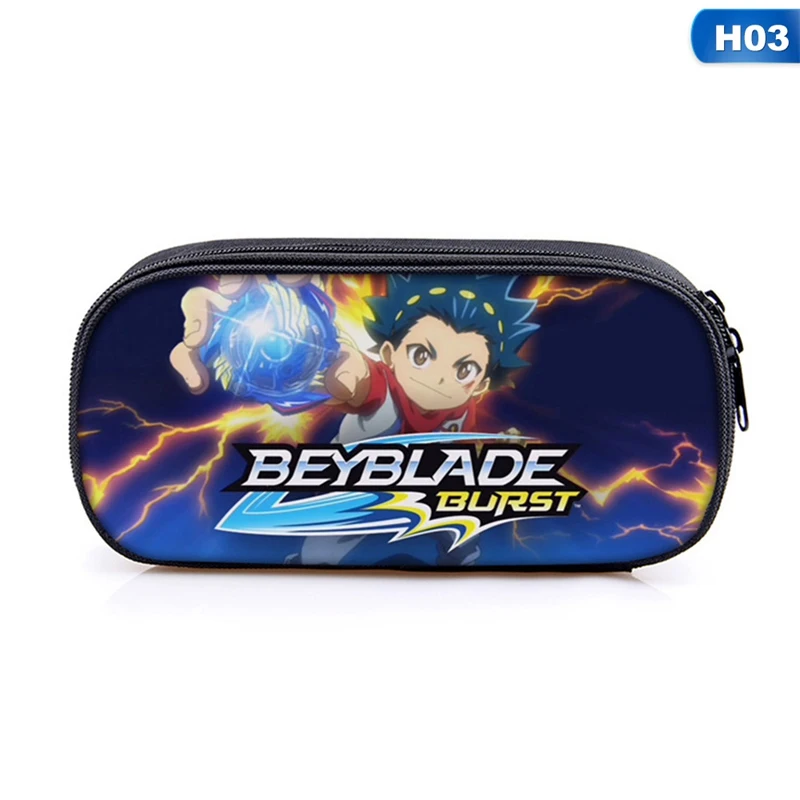 1 шт., аниме Beyblade Burst Evolution, сумки для карандашей с принтом, детские маленькие карандаши, детские школьные сумки для ручек - Цвет: 3