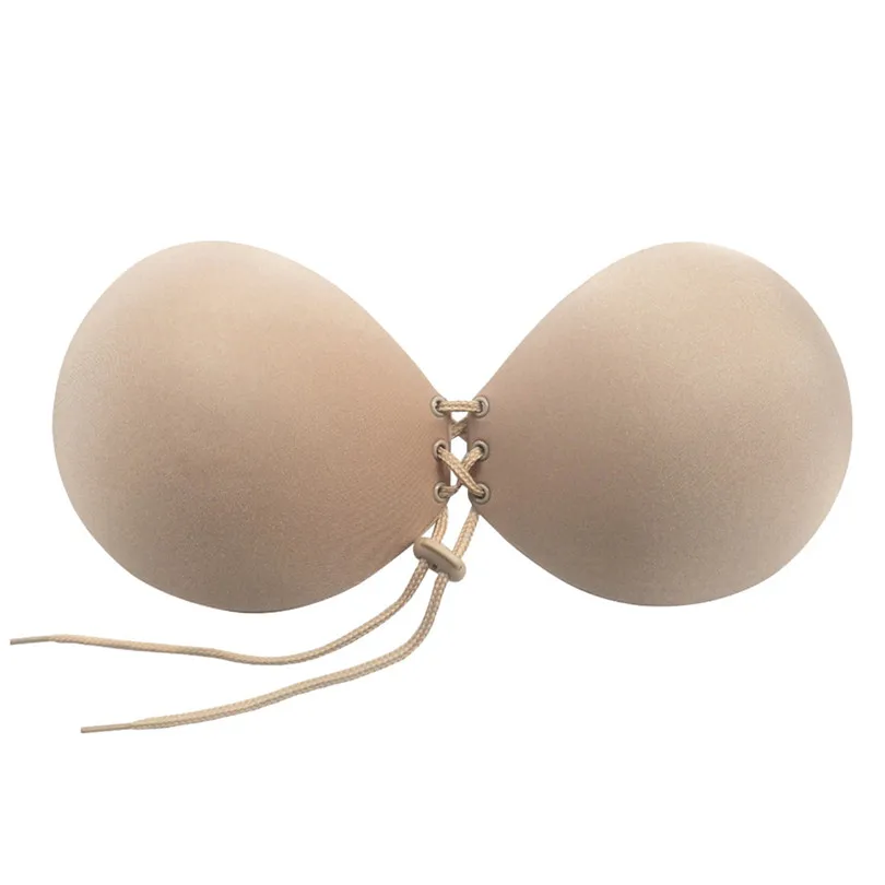 Solid Nipple Stickers Invisible Breast Pull Rope Thickening Invisible Bras Nipple Cover Silicone Bra Accesorios Mujer 40JUL1006