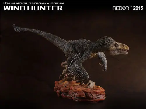 Rebora Utahraptor Ostrommaysorum крыло Охотник ПВХ 1/35 динозавр музейного класса Модель|hunter