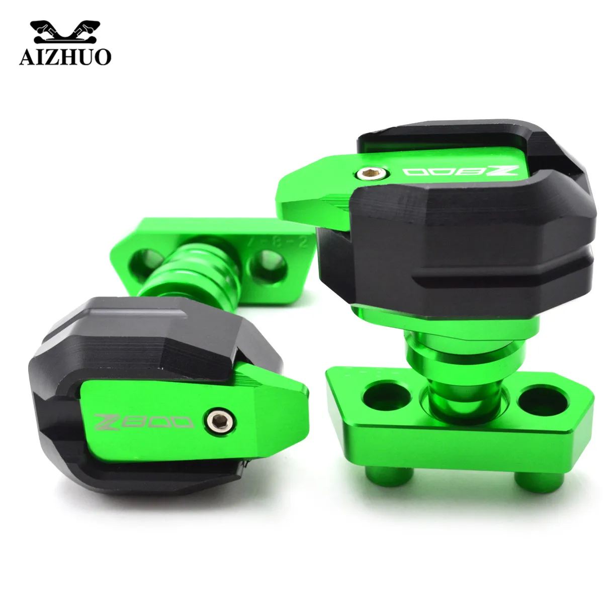 For KAWASAKI Z800 2013 2014 2015 CNC Motorcycle Frame Crash Pads Engine Case Sliders Protector Body Engine Guard Z800 LOGO