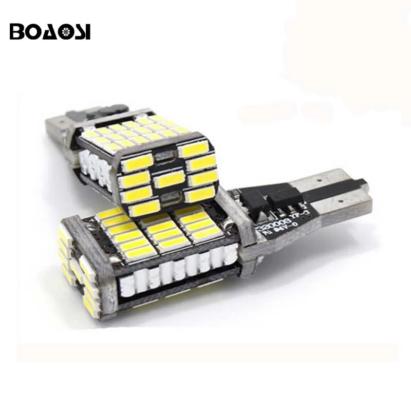 

1pcs Extremely Bright High Power Canbus SMD4014 912 921 T15 W16W Car LED Backup Reverse Light Bulb car accessories styling