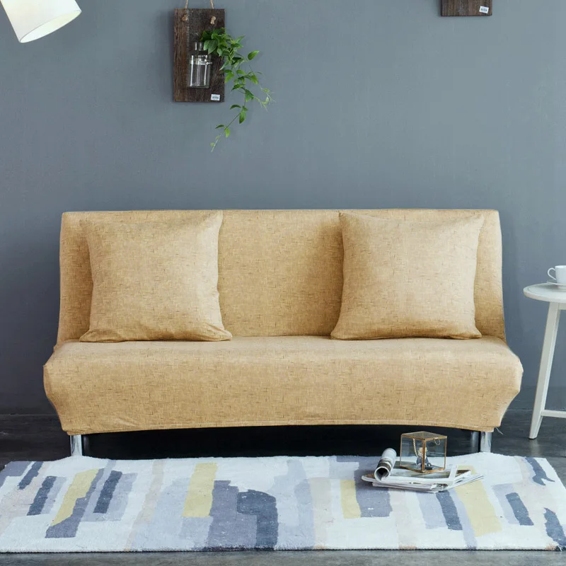 Эластичный диван-кровать, без подлокотника, съемные стрейч Чехлы для дивана, все включено, складная мебель, чехлы для дивана, Размеры S/M/L