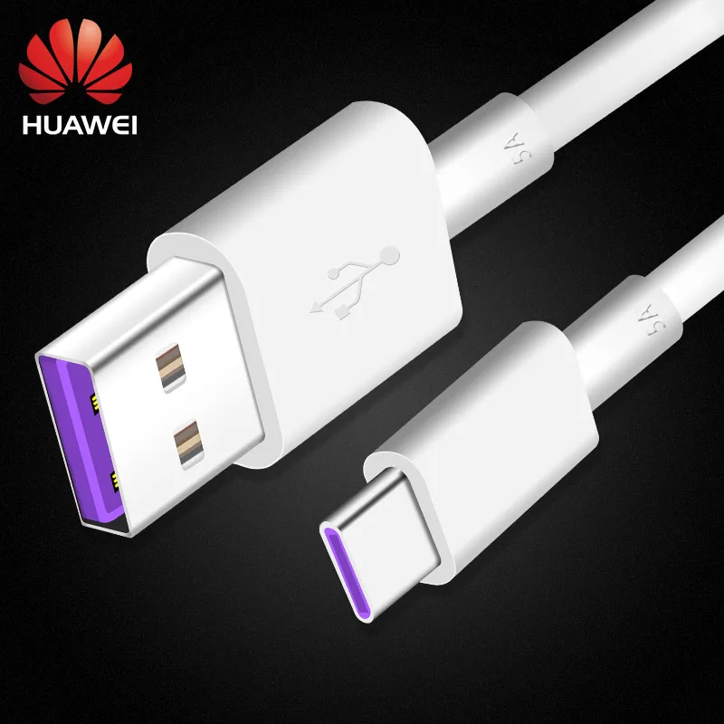 

P20 Pro Lite 5A Cable USB Type C Huawei Original SuperCharge SCP Fast Quick Charging Cable Type-C Mate10 Mate9 Pro Lite