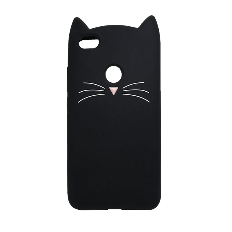 Coque Souple En Silicone Pour Huawei Compatible Modeles P8 P9 Lite 17 Chat Moustache 3d Mignon Dessin Anime Aliexpress