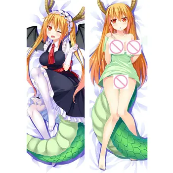 

Anime Miss Kobayashi's Dragon Maid pillow Covers Dakimakura case Sexy girls 3D Double-sided Bedding Hugging Body pillowcase DG01