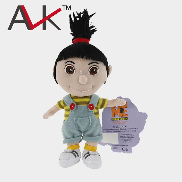 New Arrival High Quality Plush Toy Despicable Me 2 Movie Minions Agnes Girl cute figure doll