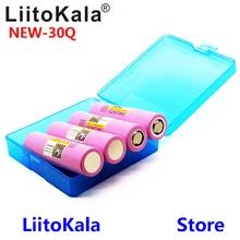 NOVO 100% original 30Q INR18650 Liitokala 18650 3000 mah baterias Recarregáveis de lítio bateria