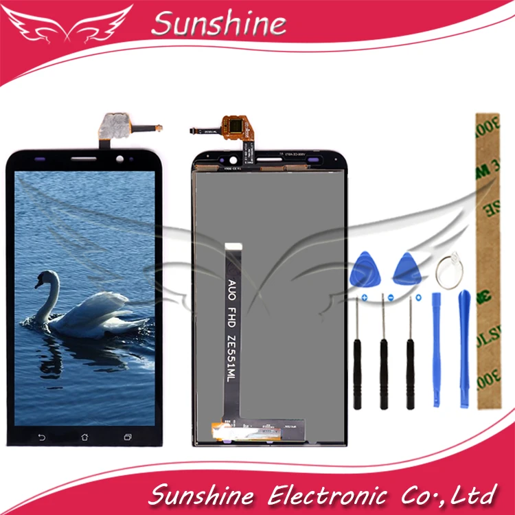 

100% Tested One By One LCD For Asus Zenfone 2 ZE551ML Z00AD LCD Display Screen Touch Digitizer Panel Assembly