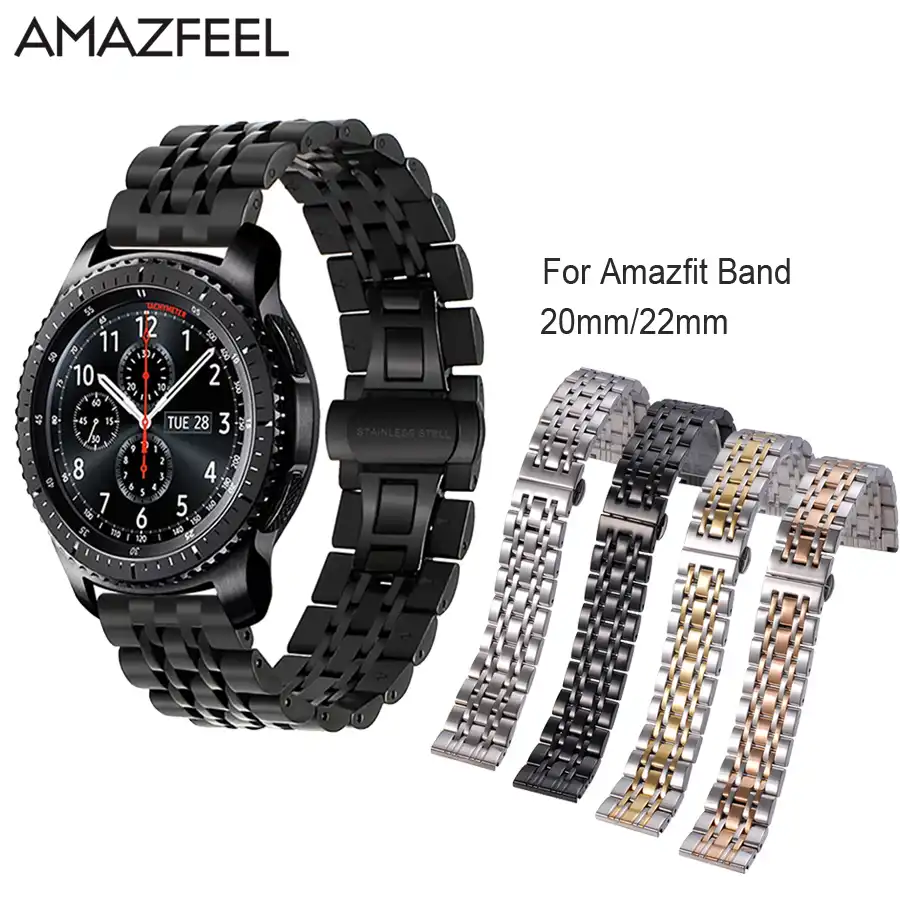 22mm stainless watch band