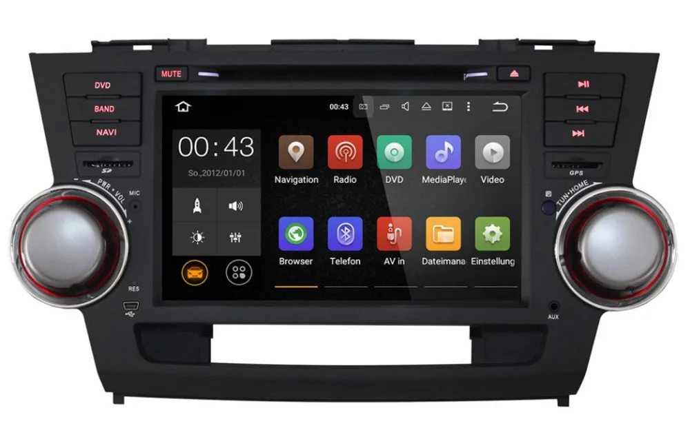 Android магнитола toyota highlander Android магнитола toyota highlander
