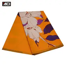 ACI новейшая африканская Анкара ткань цветок восковый узор Tissu Africain Нигерия воск полиэстер африкаснкая ткань с рисунком java Ткань 6 ярдов для свадьбы