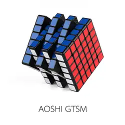 LeadingStar MOYU AOSHI GTS M 6X6 Cube Магнитная Magic Скорость Cube Стикеры Профессиональный головоломки Cube игрушки для детей