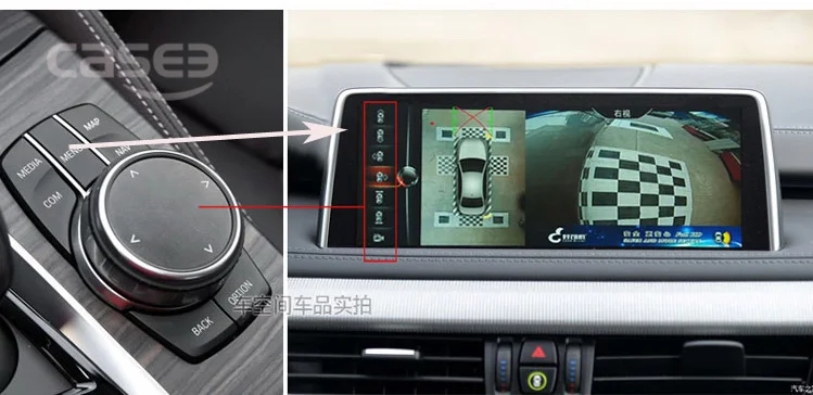 Car surround view camera system 360 degree Bird eye device Panoramic 4 way DVR-35