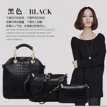 Recién llegado de Composite bolso de cuero del bolso bolso Crossbody del hombro del bolso + bolso del mensajero 3 sets vy