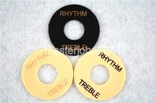 50 stücke Creme Creme Pickup Selector Plate LP E-gitarre RHYTHMUS HÖHEN Kippschalter Platten Washer Platte