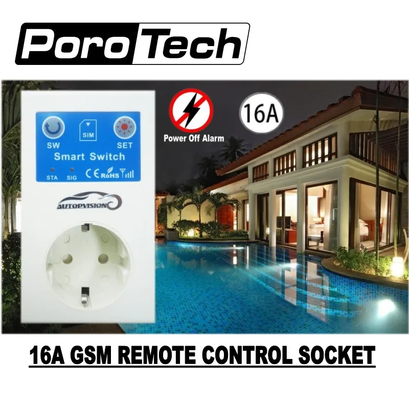 NEWEST 16A GSM Socket SMS APP Power On Off Alarm Outlet Relay Smart Switch Remote Control Intelligent Temperature Sensor Control NEWEST 16A GSM Socket SMS APP Power On Off Alarm Outlet Relay Smart Switch Remote Control Intelligent Temperature Sensor Control