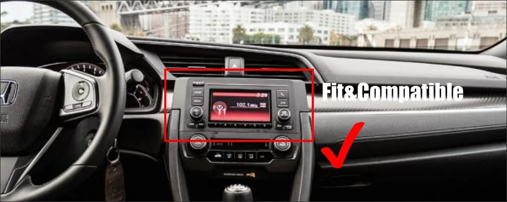 Sale Liandlee For Honda Civic 2016~2018 Android Car Radio Player GPS Navi Navigation Maps Camera OBD TV Screen Multimedia no CD DVD 7