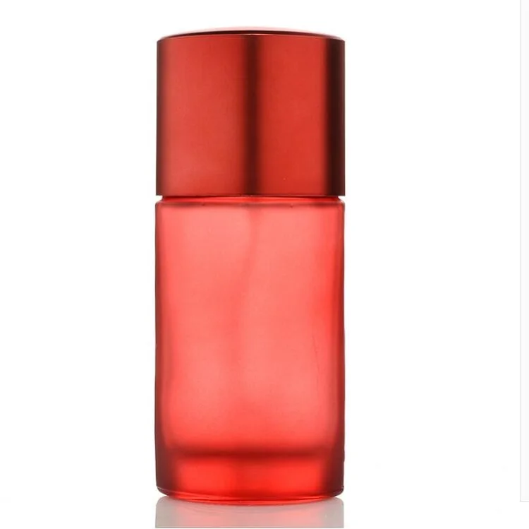 40ml Colorful Lip Shaped Bottle Spray Refillable Bottle Toner Moisturizing Pot Glass Perfume Lotion Pump Bottle Cosmetic Vial  (10)