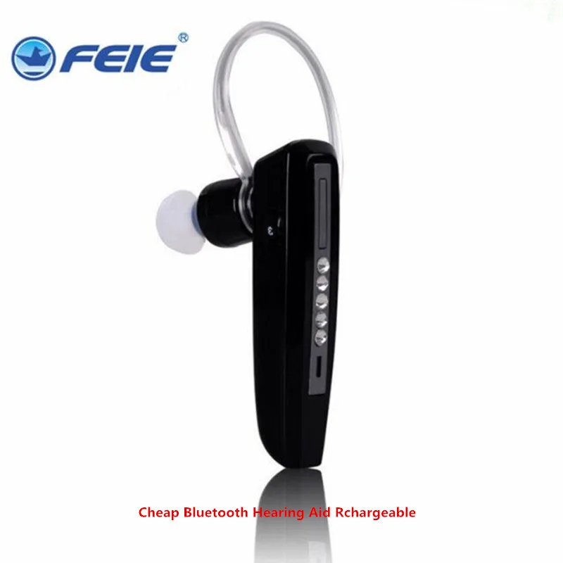 

FEIE Cheap Bluetooth Rechargeable Hearing Aids S-101 mini amplificador Earphones Deaf Listening Devices Drop Shippimng