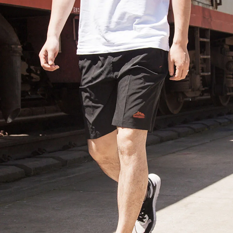 Летние Прямые повседневные шорты для мальчиков с вышивкой Большие размеры мужской Шорты с эластичной талией свободные Пляжные шорты дышащие пляжные шорты