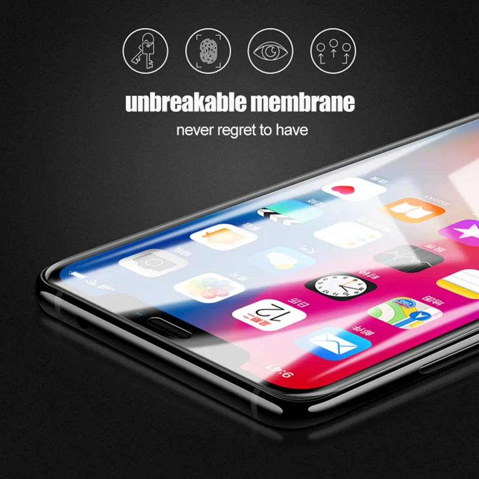 

Unbreakable Membrane For Xiaomi Redmi Note 7 6 Pro Mi 9 SE 8 Lite Play Mix 3 TPU Screen Full Protector Invisible Diamond Film