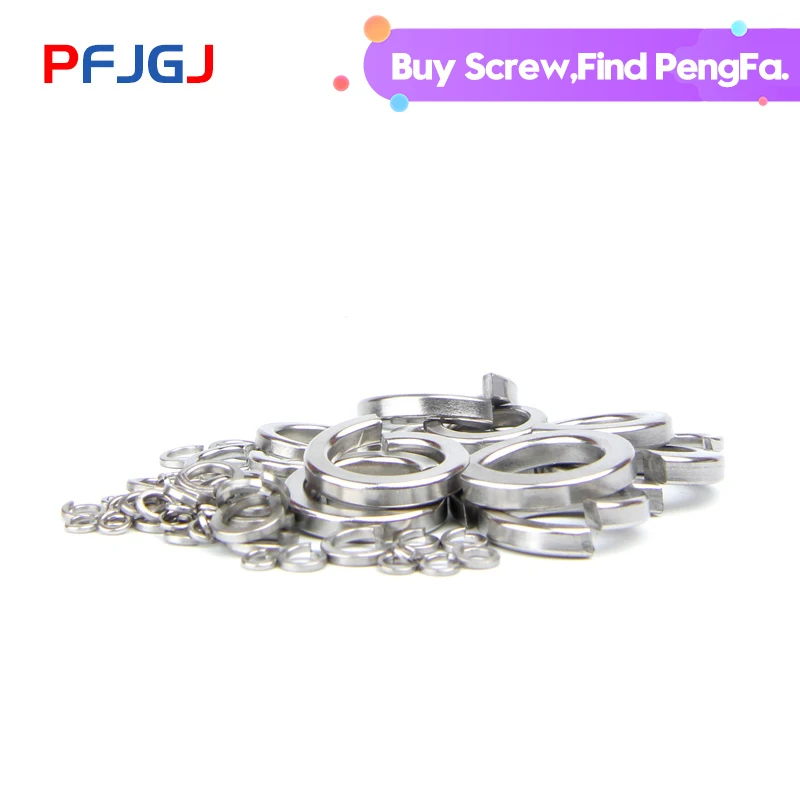 Peng Fa 201 stainless steel spring gasket GB93 spring gasket spring gasket Wallace opening M2-M24