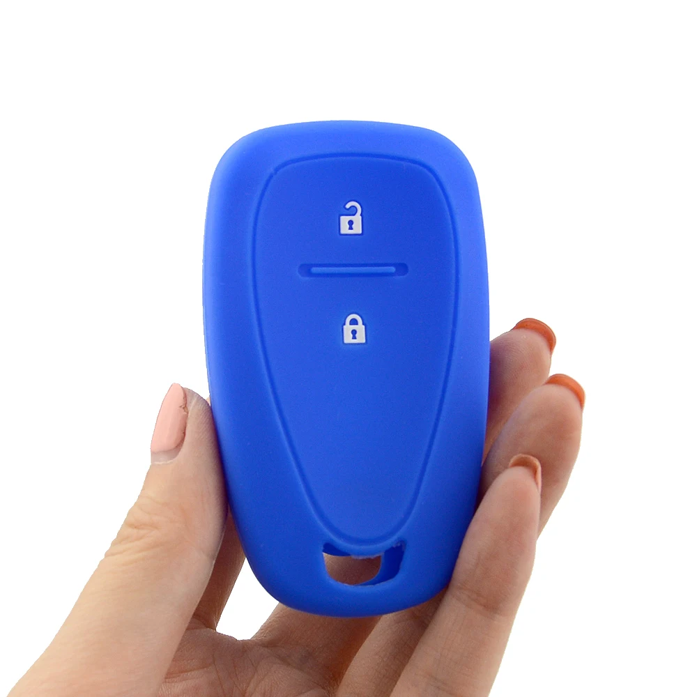 2 buttons silicone car key case for CHEVROLET 2