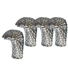 3D симпатичная змея противоугонное алюминиевое колесо автомобиля шины клапанные крышки авто мотоцикл герметичный ствол воздушные колпачки для BMW Audi benz VW