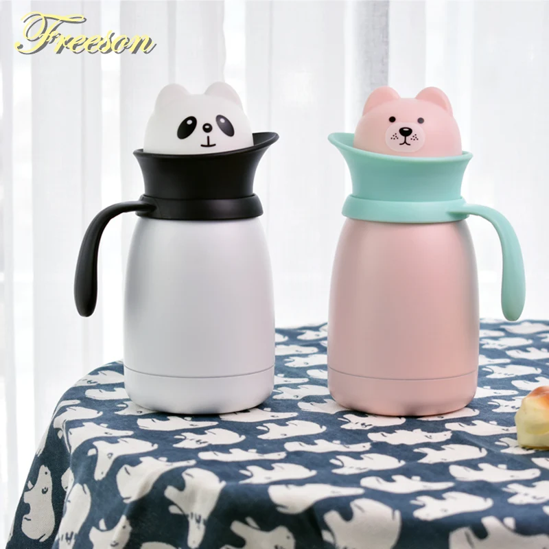 Buy Cute Panda Stainless Steel Thermos with Handgrip