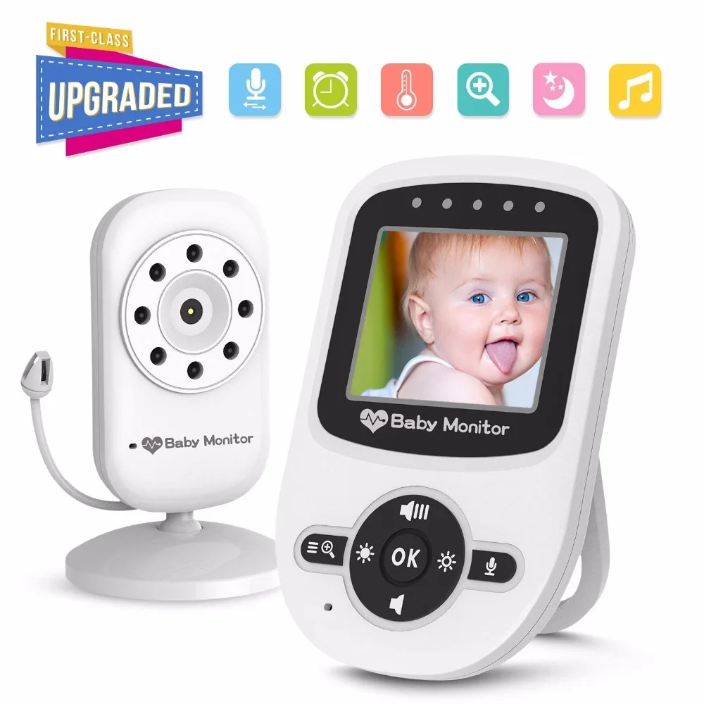 babykam baby monitor baby monitors 2.4 inch LCD IR Night Vision