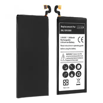 

Practical EB-BG920ABE 3.85V 2850mAh Rechargeable Built-in Li-ion Replacement Battery Phone Accumulator for Samsung S6 / G9200