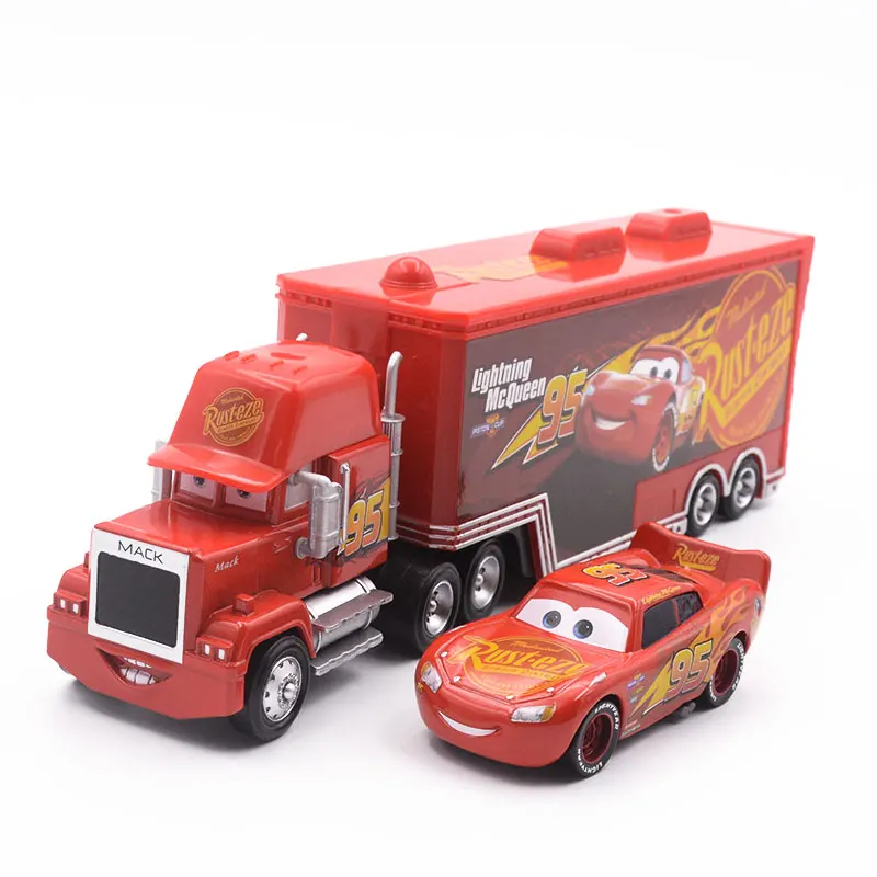 Disney Pixar Cars 2 3 Metal Diecast Car Toys Lightning McQueen Jackson Storm Cruz Ramirez Mack Uncle Truck Model Children Gift 8