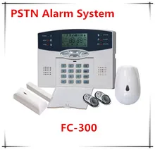 40 Zones LCD Display DIY Install PSTN Wireless Home Security Burglar Alarm System