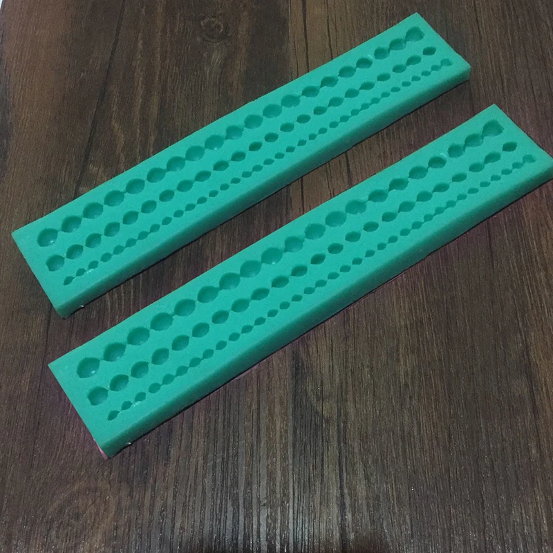 

Beads Cake Decorating Fondant 3 Sizes Baking Mould Silicone Pearl String
