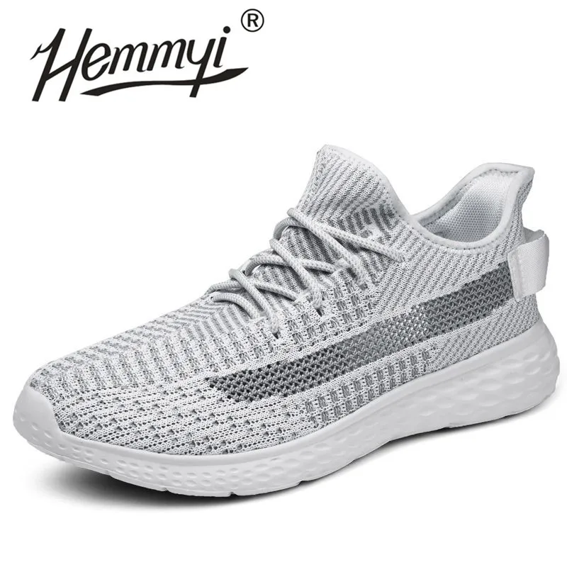 Hemmyi Men Sneakers Ultralight Large Size Breathable Men's Shoes Casual Lace-up Tenis Masculino Adulto Support Dropshipping Hemmyi Men Sneakers Ultralight Large Size Breathable Men's Shoes Casual Lace-up Tenis Masculino Adulto Support Dropshipping