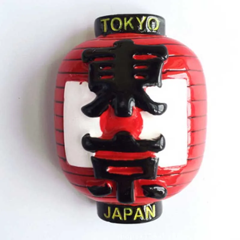1 шт. 3D Смола Япония Токийский фонарь магнит на холодильник Декор туристический сувенир из поездки подарок