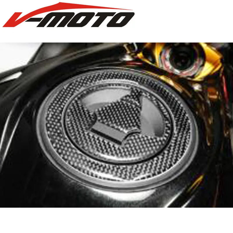 2017 PRE-090 Para zip FUEL CAP PROTECTOR PROTEZIONE TAPPO BENZINA RESINATO 3D per moto KAWASAKI Z1000 2010 Black