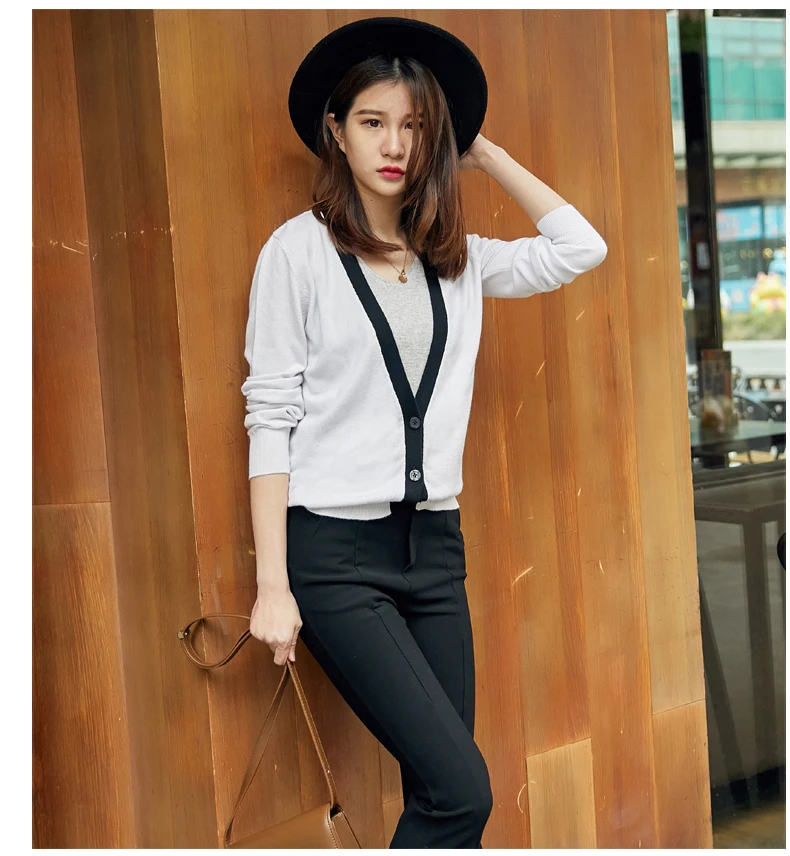adohon 2017 womens winter Cashmere sweaters and auntmun women knitted Cardigan High Quality Warm Female Vneck Long Casual Open