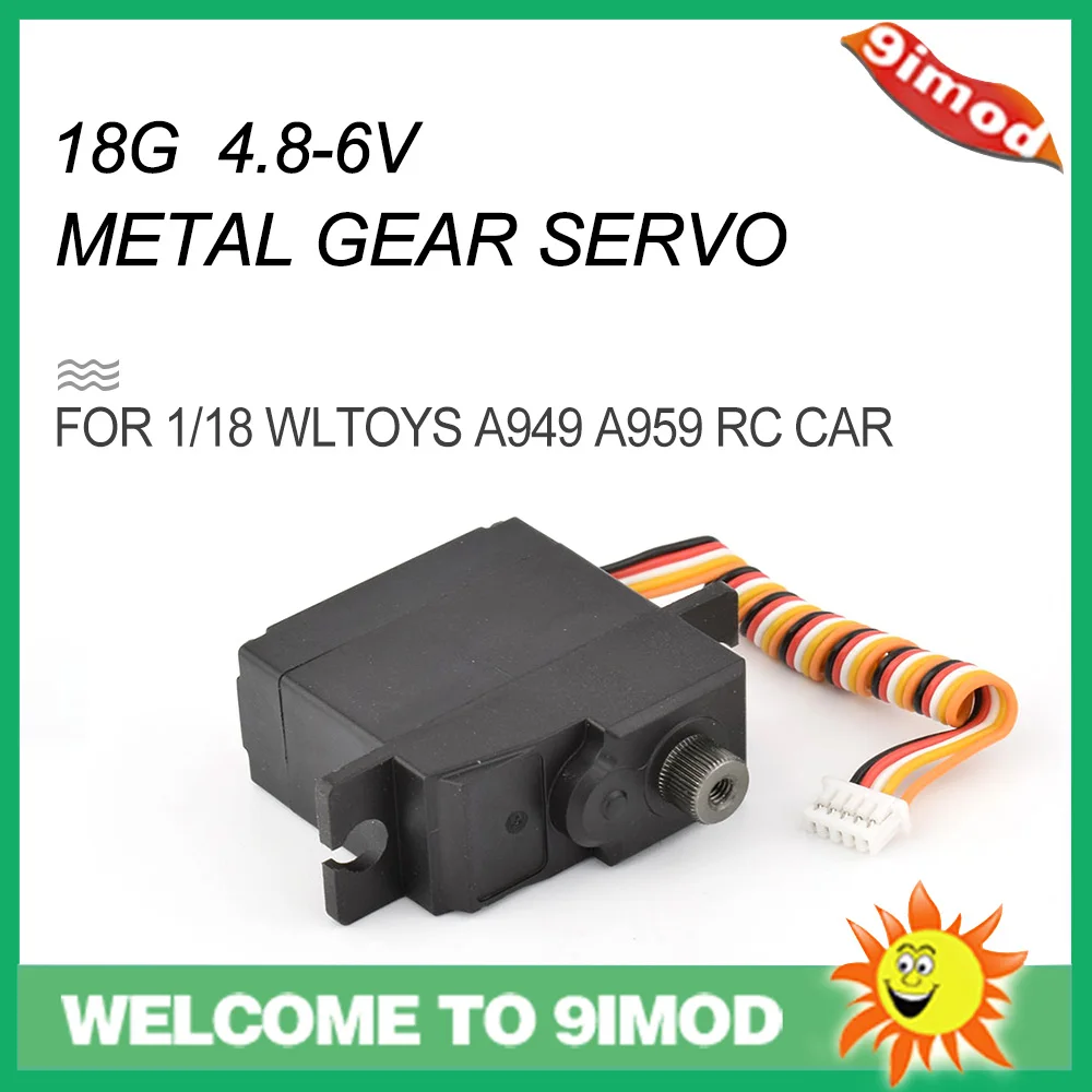 Высокое качество металла шестерни сервопривода для 1/18 Wltoys A949 A959 A969 A979 A RC