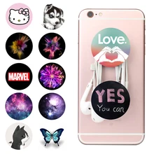 

2018 Original Pop Art Painting Clip Mobile Phone Holder Socket Tablets Desk Expanding Stand Sir Sac Flexible Grip Holder