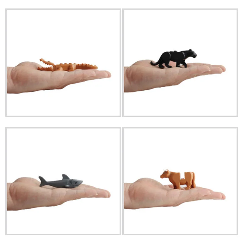 Animal Series Model Figures Small Building Blocks Animals Educational Toys For Kids Children Gift Compatible With Legoed Duploed Animal Series Model Figures Small Building Blocks Animals Educational Toys For Kids Children Gift Compatible With Legoed Duploed
